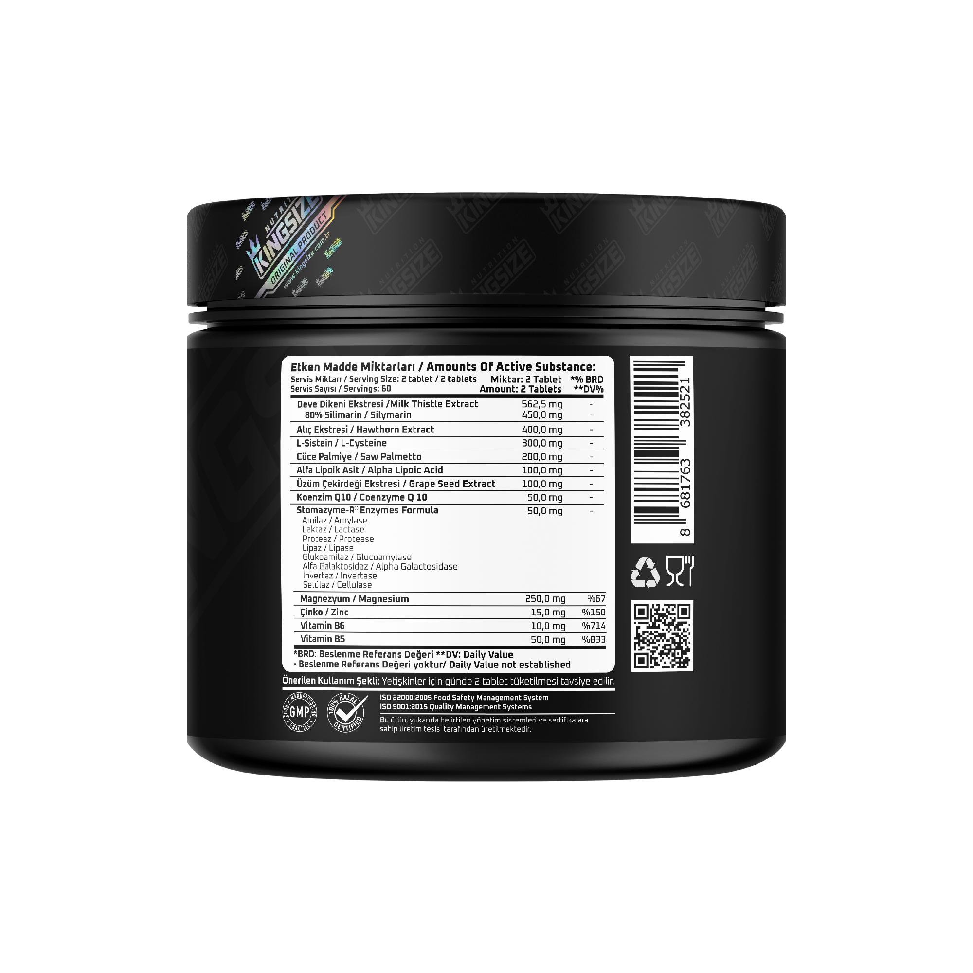 Kingsize Nutrition On Cycle 120 Tablet
