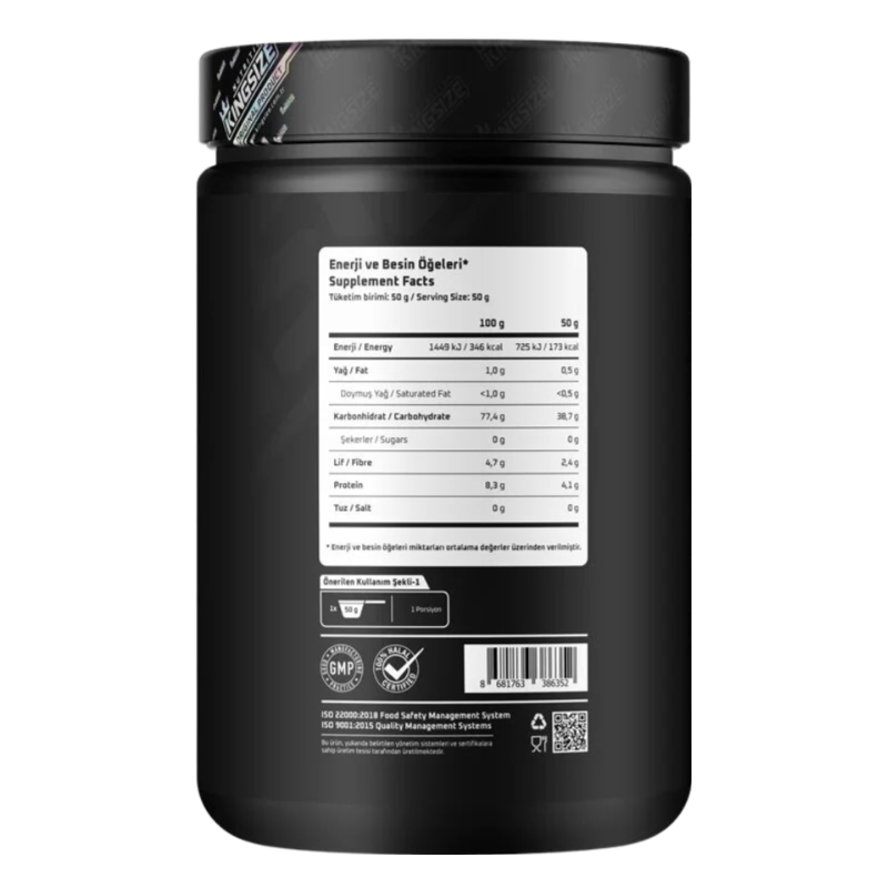 Kingsize Nutrition Rice Pudding 1500 Gr