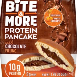 Bite & More Protein Pancake Çikolata 12 Adet x 50 Gram