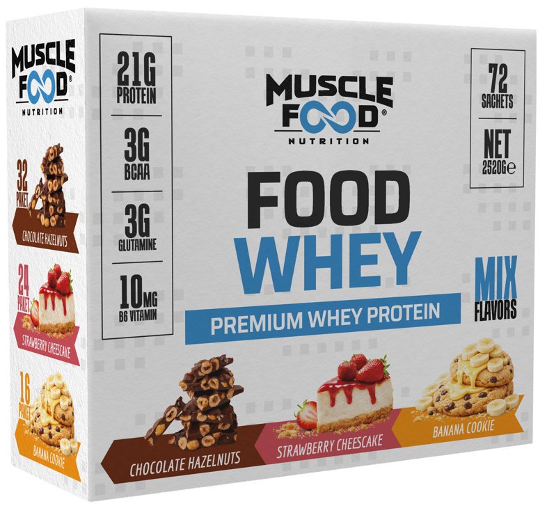 Muscle Food FoodWhey 72 Saşe Mix Flavors
