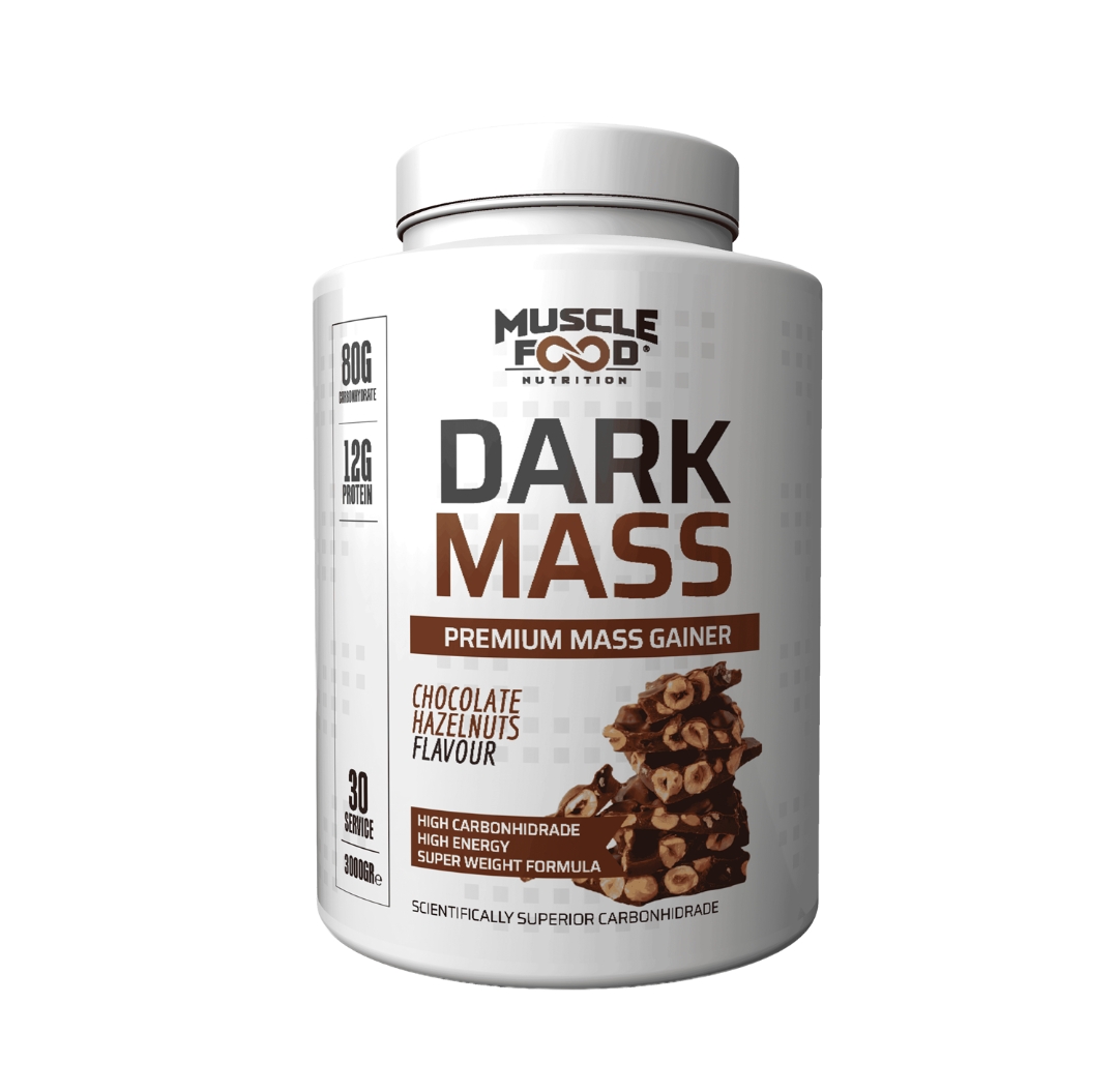Muscle Food Dark Mass 3000 G Çikolata Fındık