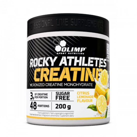 Olimp Rocky Athlete Creatine Monohydrate Powder Citrus Lemonade 200 gr