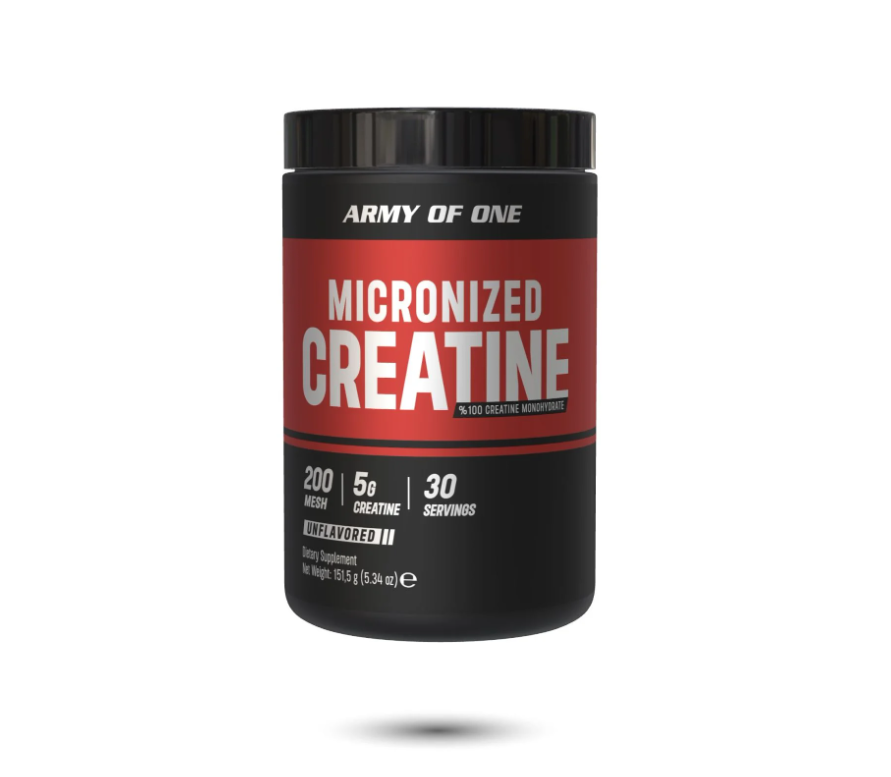 ARMY OF ONE CREATINE MONOHYDRATE 150 GR - 30 SERVİS AROMASIZ