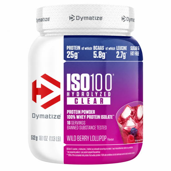 Dymatize Iso 100 Hydrolyzed Clear Whey Protein 512 Gr