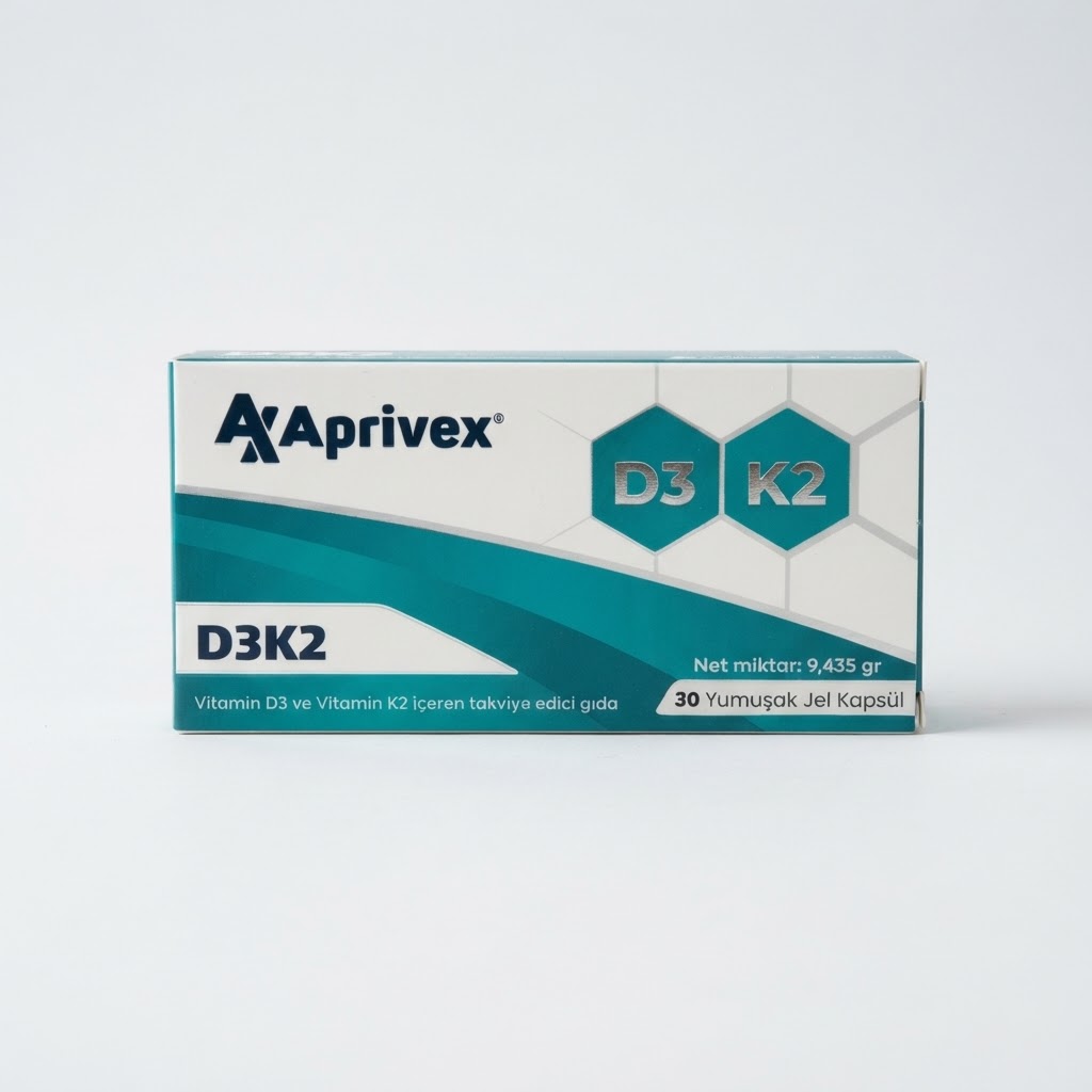 APRİVEX D3 - K2 30 YUMUŞAK KAPSÜL