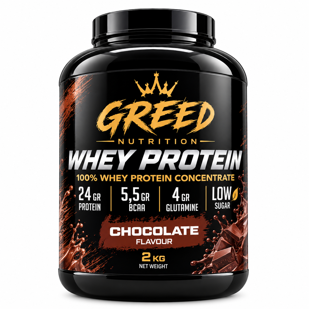 Greed Nutrition Whey Protein Tozu 2 Kg Çikolatalı